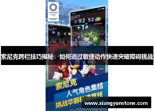 索尼克跨栏技巧揭秘：如何通过敏捷动作快速突破障碍挑战